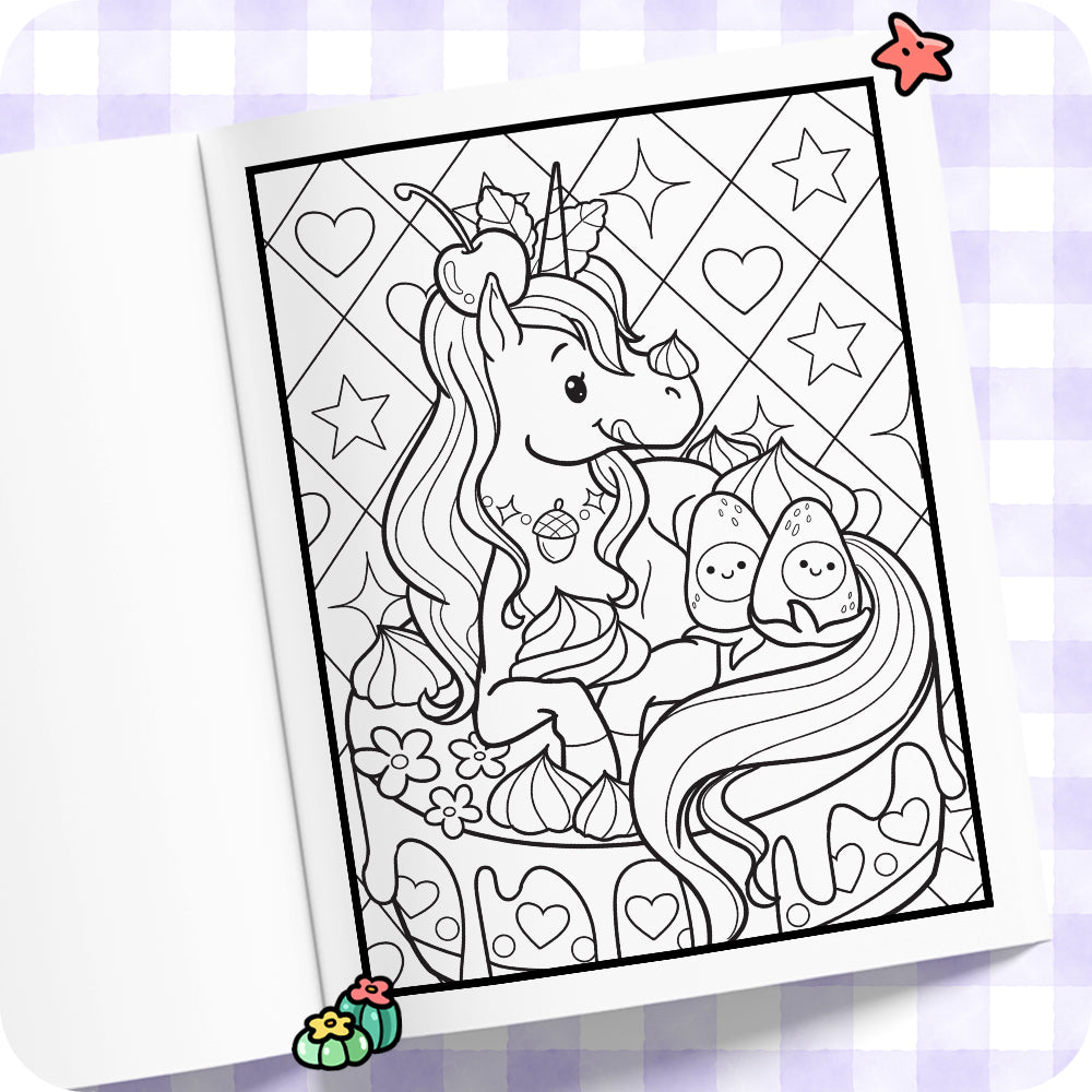 Unicorn Coloring Book