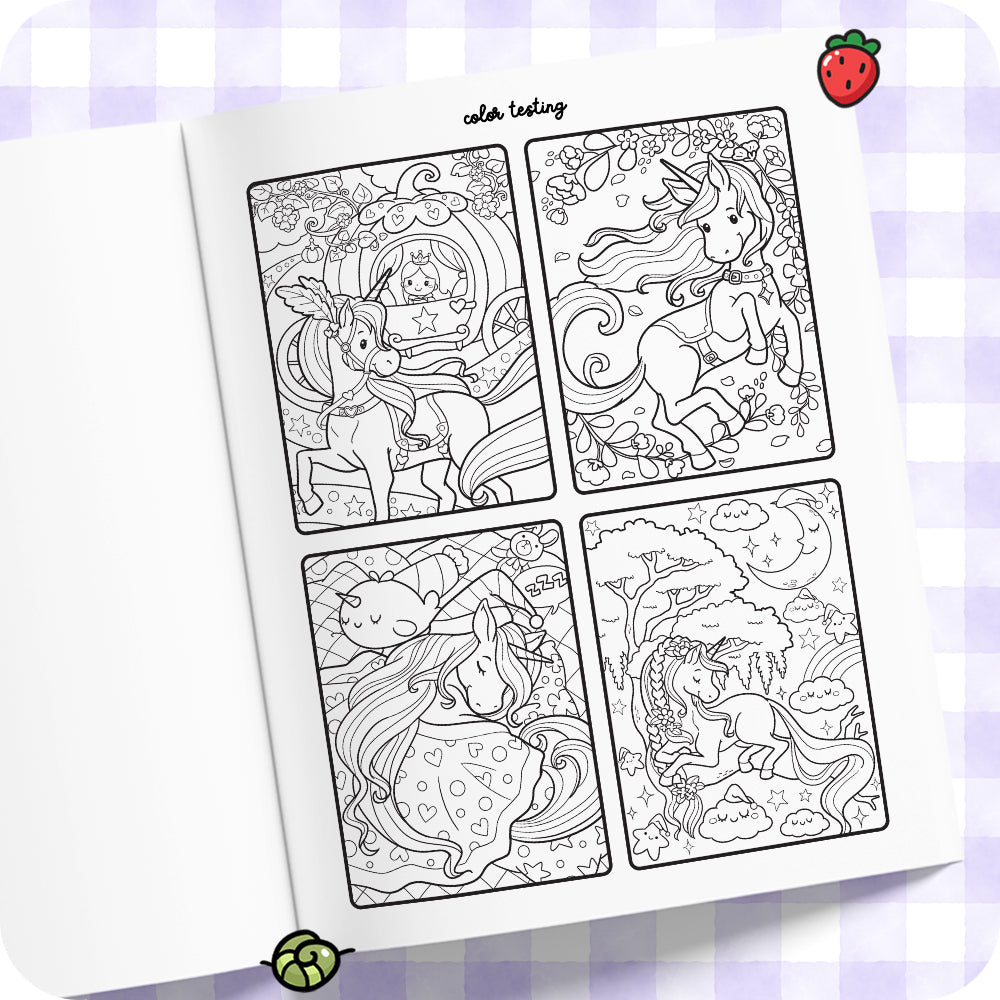 Unicorn Coloring Book