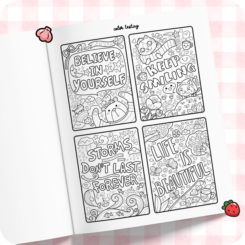 Inspirational Quotes Coloring Book