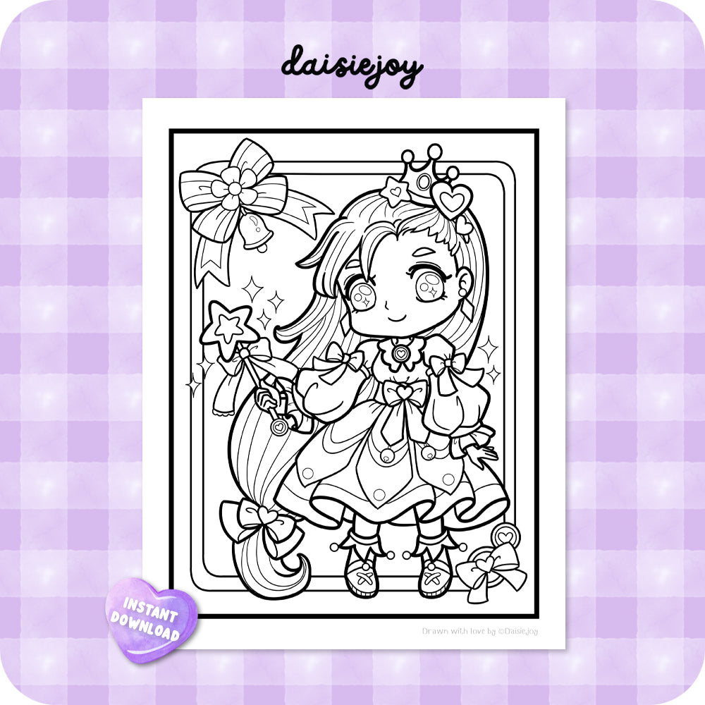 Princess Coloring (PDF Download)