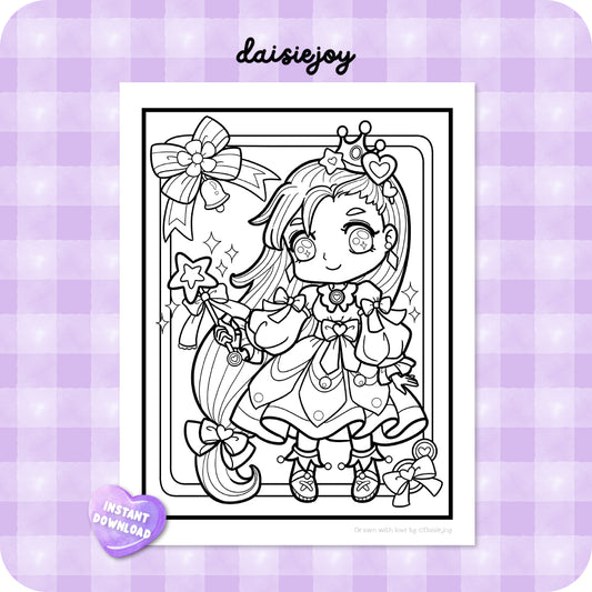 Princess Coloring (PDF Download)