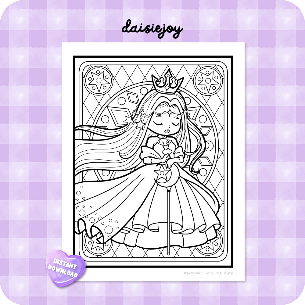 Princess Coloring (PDF Download)