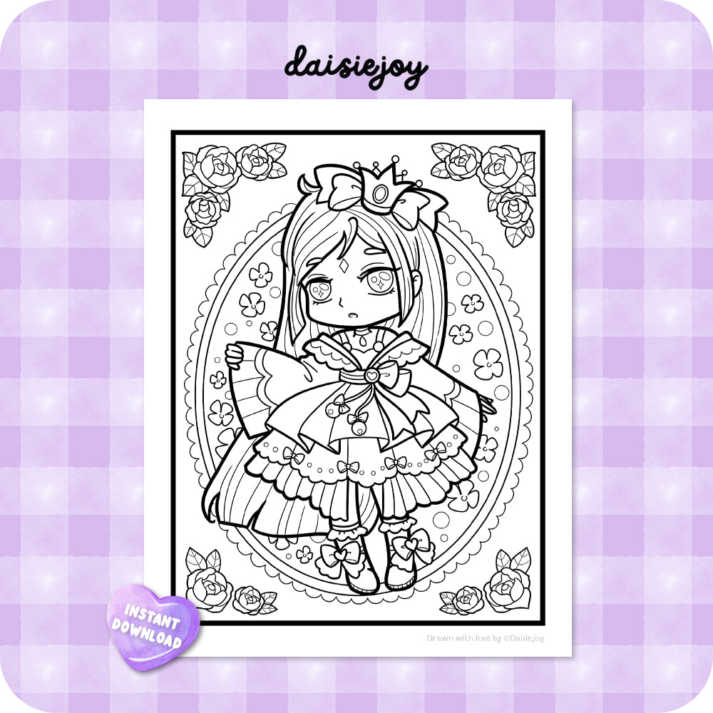 Princess Coloring (PDF Download)