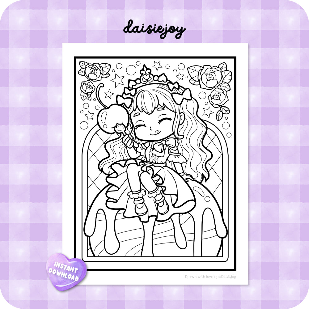 Princess Coloring (PDF Download)