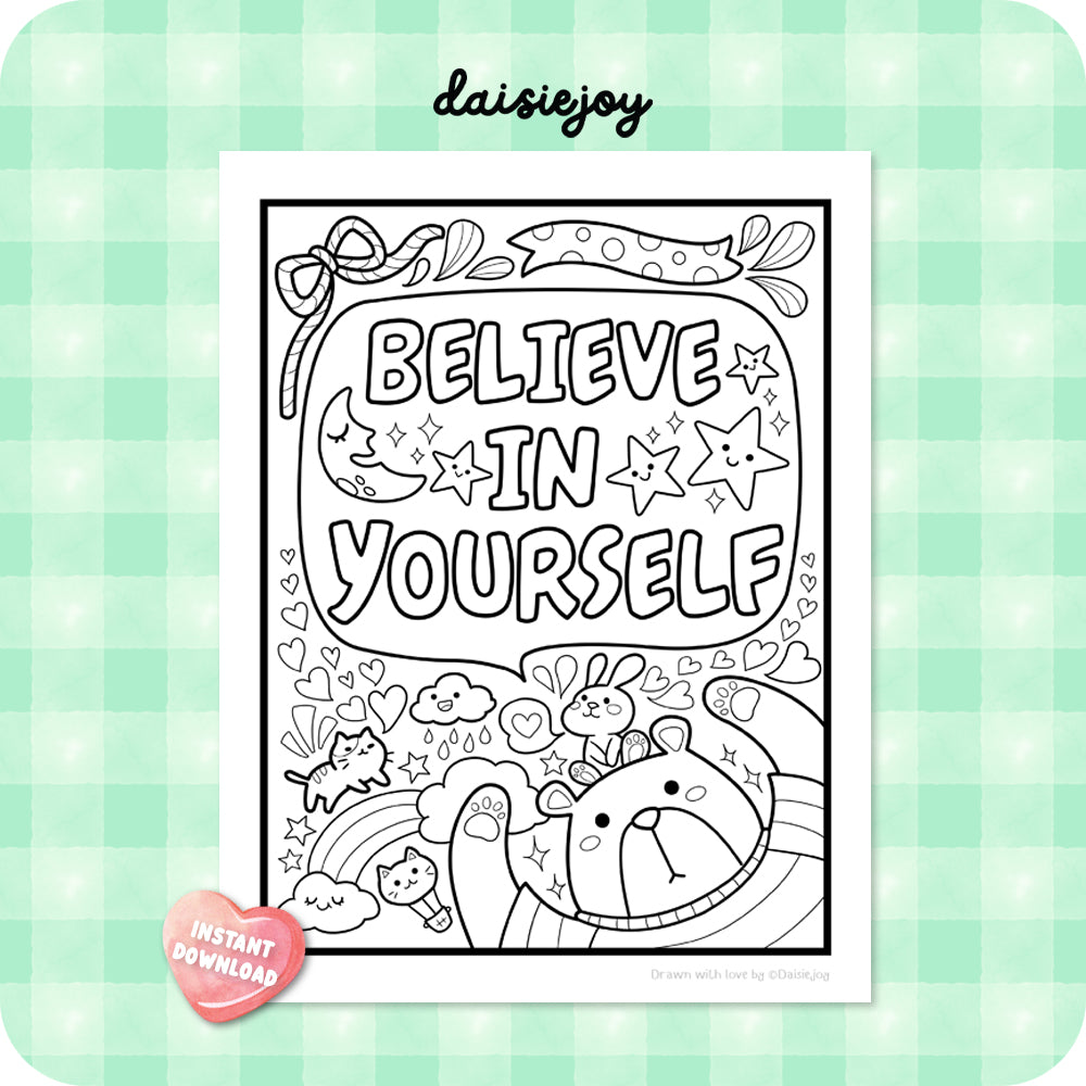 Inspirational Quotes Coloring (PDF Download)