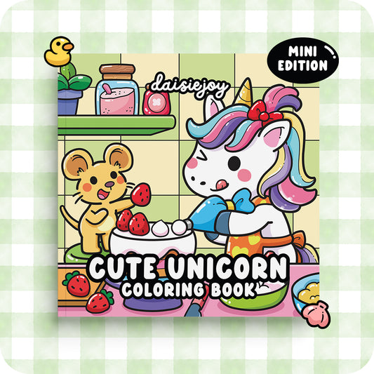 Cute Unicorn Coloring Book