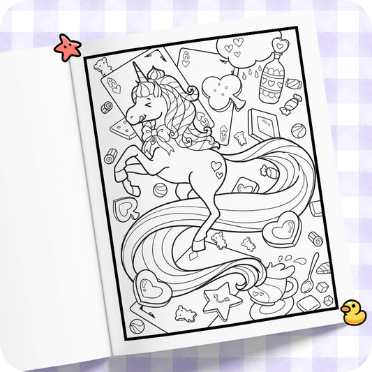 Unicorn Coloring Book