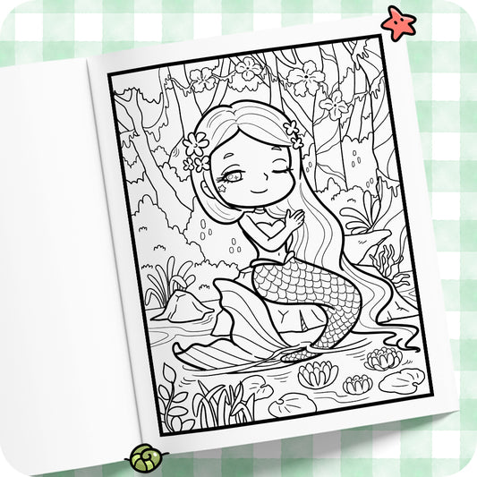 Mermaid Coloring Book