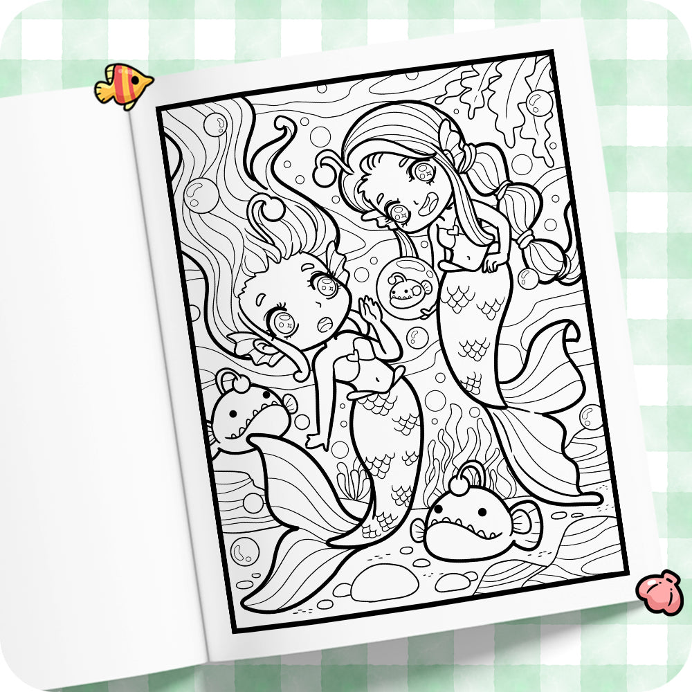 Mermaid Coloring Book