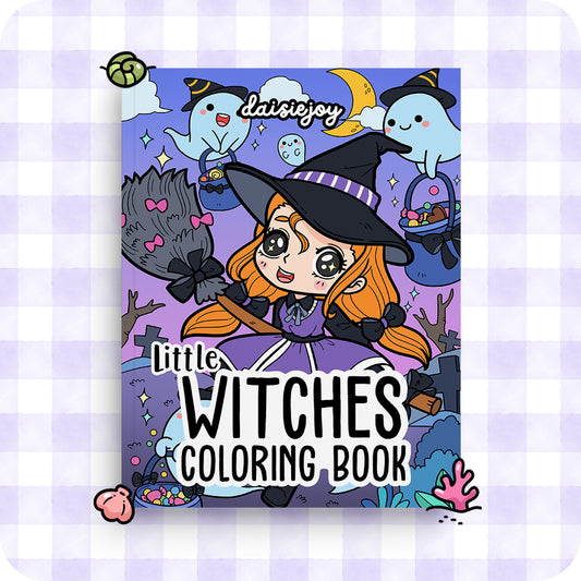 Little Witches Coloring Book