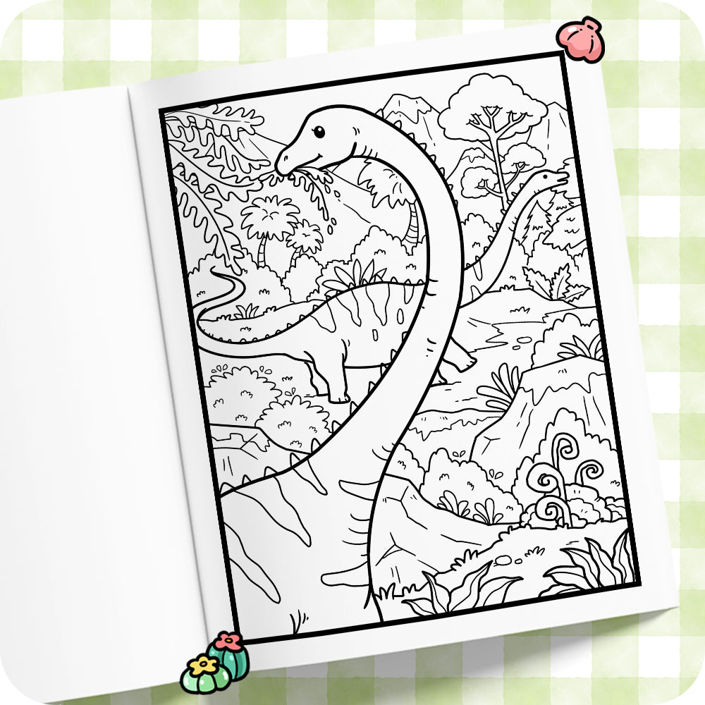 Dinosaur Coloring Book