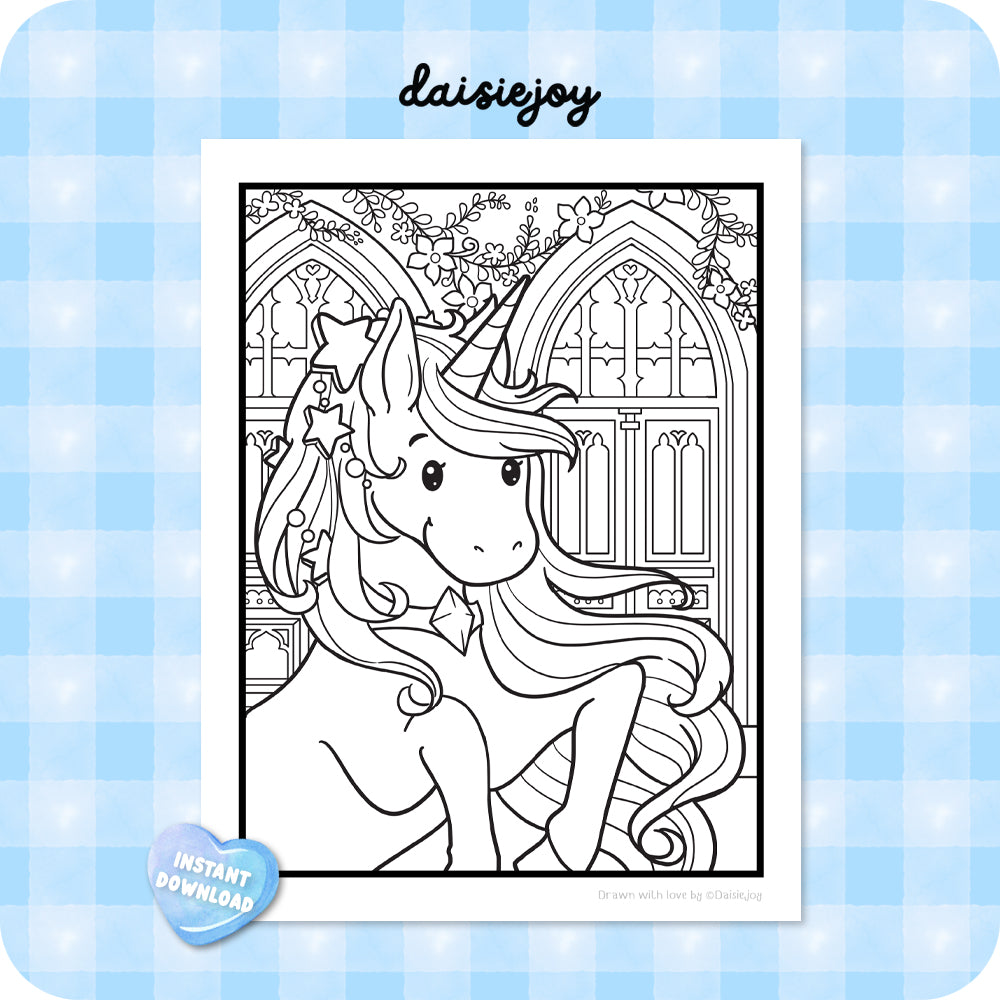 Unicorn Coloring (PDF Download)