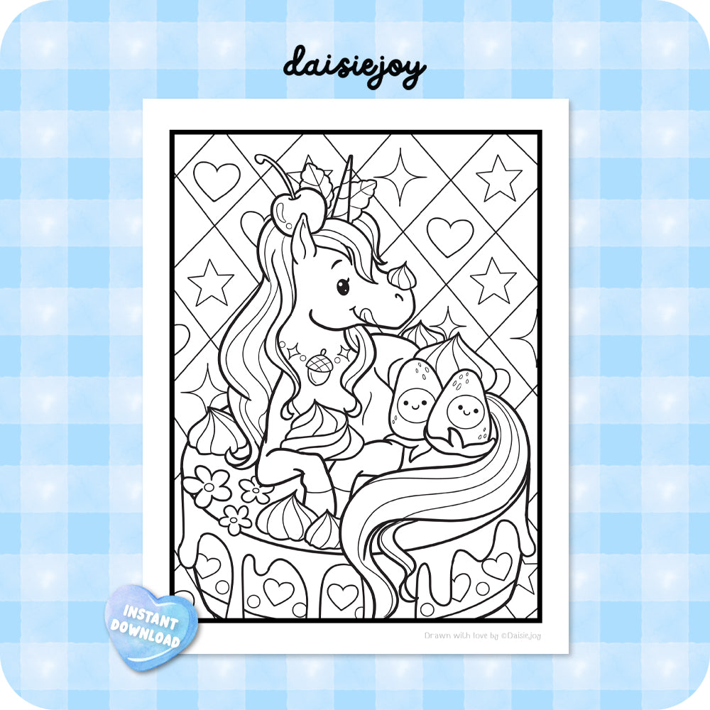 Unicorn Coloring (PDF Download)