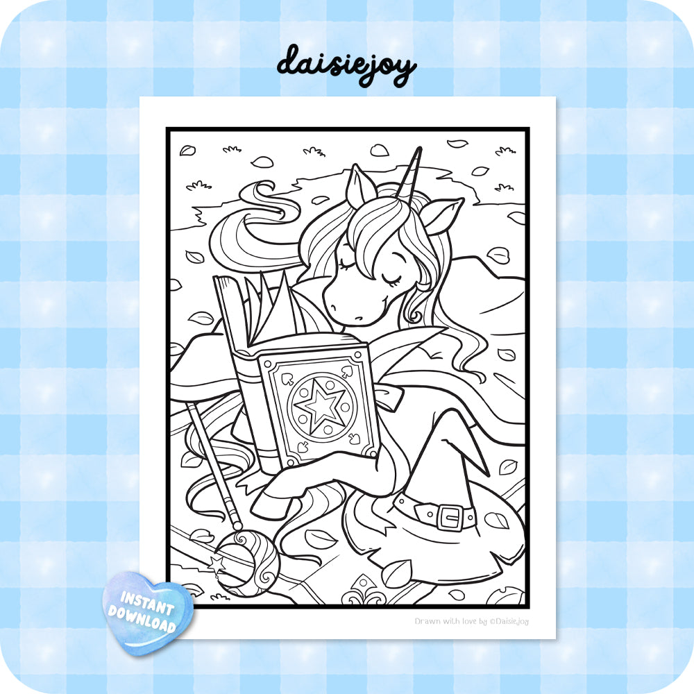 Unicorn Coloring (PDF Download)